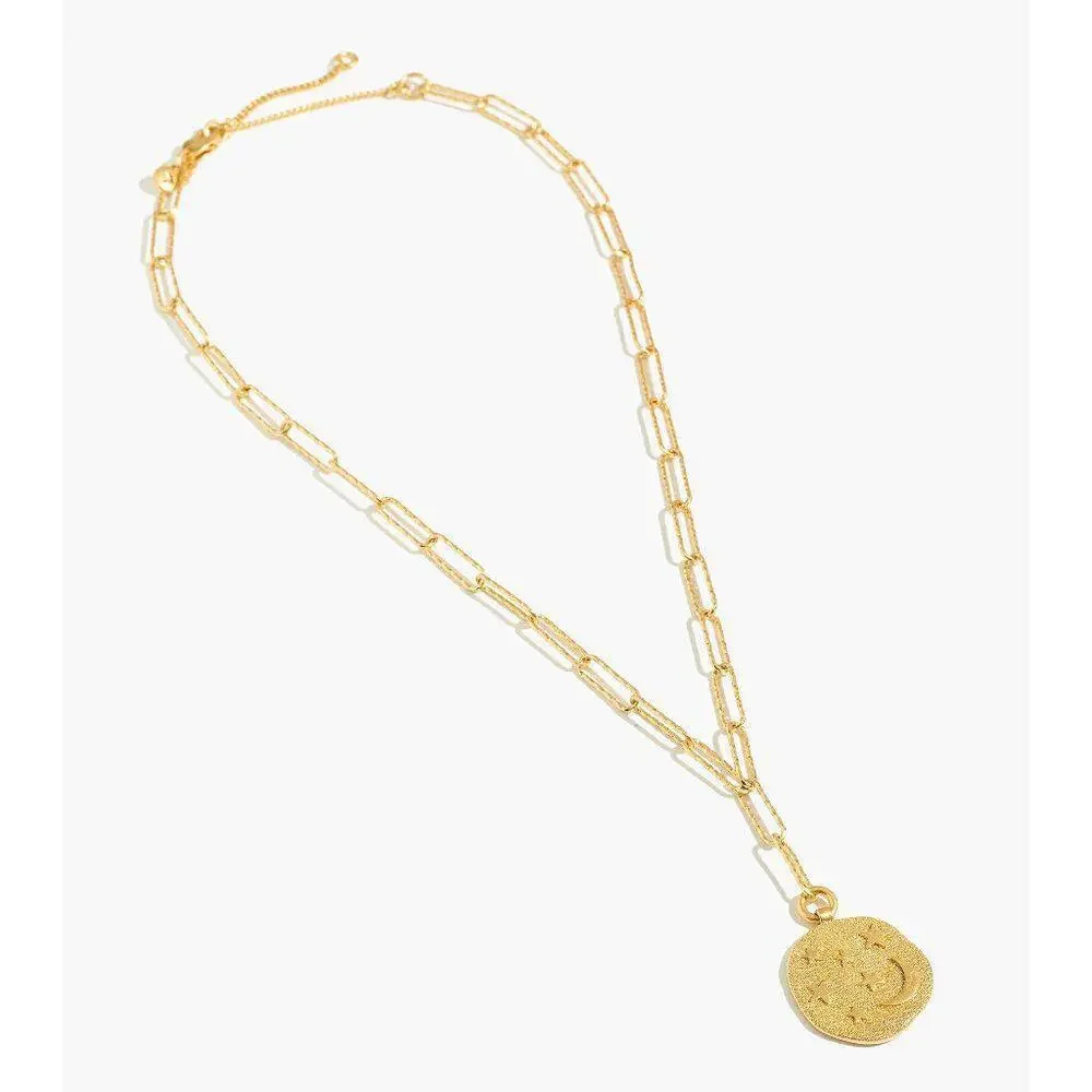 Madewell Shimmer Disc Pendant Necklace - Picture 5 of 9